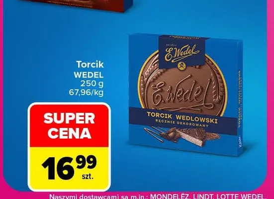 Torcik E.Wedel promocja w Carrefour