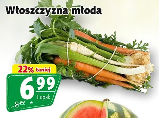Włoszczyzna młoda promocja w Prim Market