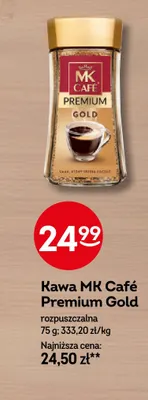 Kawa rozpuszczalna MK Café Premium Gold promocja w Żabka