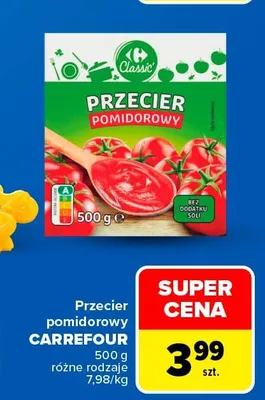 Przecier pomidorowy Carrefour Classic promocja w Carrefour Market