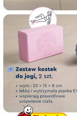 Zestaw kostek do jogi 2 szt. Spokey promocja w Biedronka