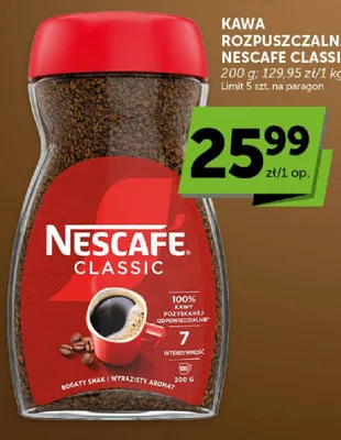 Kawa rozpuszczalna Nescafe Classic promocja w ABC
