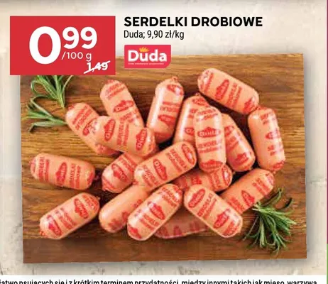 Serdelki drobiowe Duda promocja w Stokrotka