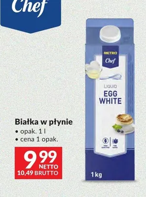 Białka w płynie METRO Chef promocja w Makro