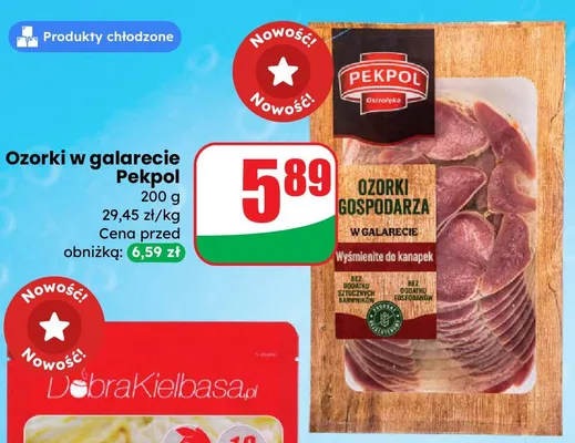 Ozorki w galarecie promocja w Dino