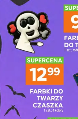 Farbki do twarzy czaszka promocja w Stokrotka