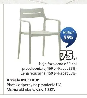 Krzesło Ingstrup promocja w Jysk