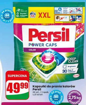 Kapsułki do prania kolorów Persil Power Caps Color XXL promocja w Dino