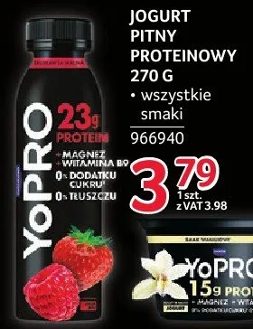 Jogurt pitny proteinowy YoPRO 270g promocja w Selgros