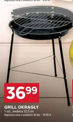 Grill okrągły promocja w Stokrotka