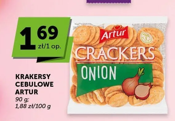 Krakersy cebulowe Artur promocja w ABC