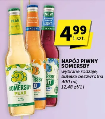 Napój piwny Somersby różne rodzaje 400 ml promocja w Euro Sklep