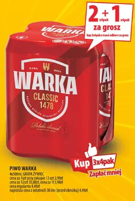 Piwo classic promocja w Arhelan