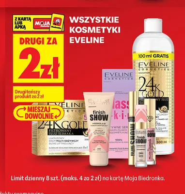 Tusz do rzęs Eveline Finish Show promocja w Biedronka