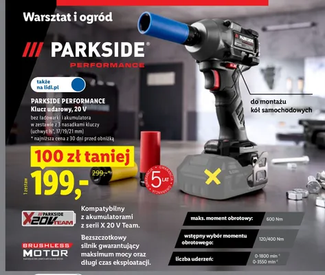 Klucz udarowy PARKSIDE PERFORMANCE promocja w Lidl