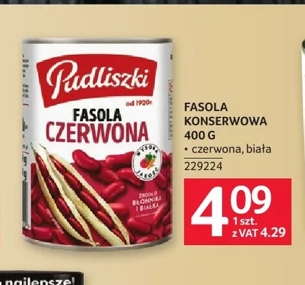 Fasola konserwowa biała Pudliszki promocja w Selgros