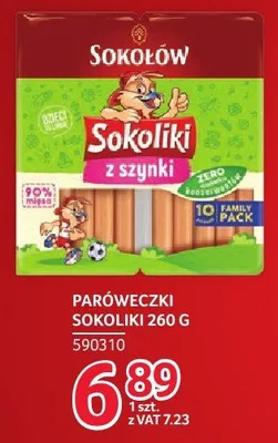 Paróweczki Sokoliki 260 g promocja w Selgros