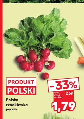 Rzodkiewka polska promocja w Kaufland