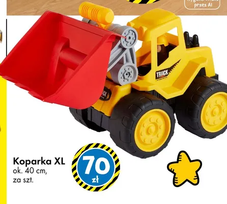Koparka XL 40 cm promocja w Tedi
