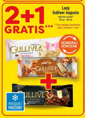 Lody na patyku Gulliver Supreme Raspberry Mascarpone Augusto promocja w POLOmarket