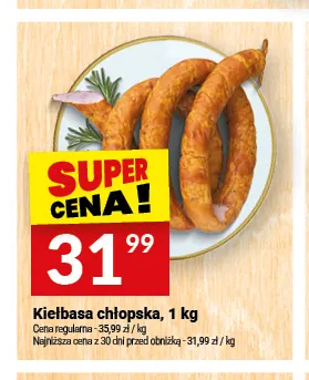 Kiełbasa chłopska promocja w Twój Market