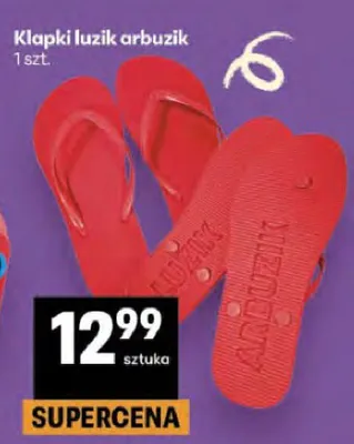 Klapki luzik arbuzik promocja w Delikatesy Centrum