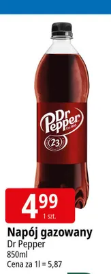 Napój gazowany Dr Pepper promocja w Leclerc