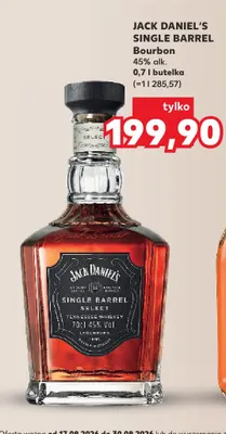 Bourbon Jack Daniel's Single Barrel promocja w Kaufland