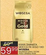 Kawa ziarnista Mocca Fix Gold promocja w Wafelek