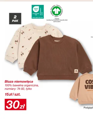 Bluza niemowlęca 2-pak promocja w KiK