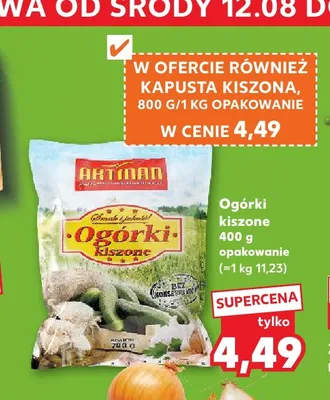 Kapusta kiszona promocja w Kaufland