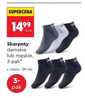 Skarpety męskie Campus 3-pak promocja w Biedronka