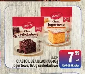 Ciasto Duża Blacha jogurtowe Delecta promocja w Tomi Markt