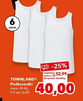 Podkoszulki rozm. M-XL promocja w Kaufland