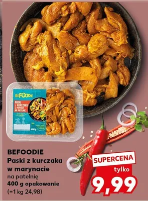 Paski z kurczaka w marynacie na patelnię promocja w Kaufland