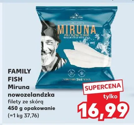 Miruna nowozelandzka filety ze skórą promocja w Kaufland