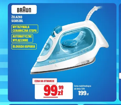 Żelazko Braun SI3053BL promocja w RTV EURO AGD