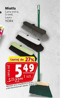 Miotła Grand York promocja w Prim Market