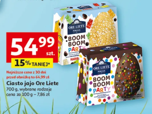 Ciasto jajo promocja w Auchan