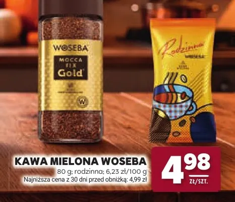 Kawa mielona Rodzinna Woseba promocja w Stokrotka
