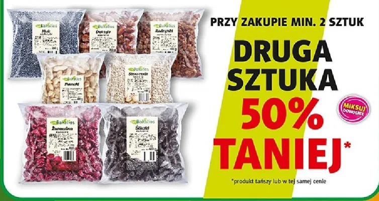 Bakalie los bakalios różne rodzaje promocja w Prim Market