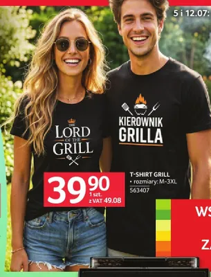 T-shirt męski Grill promocja w Selgros