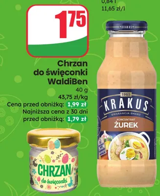 Chrzan do świeconki promocja w Dino
