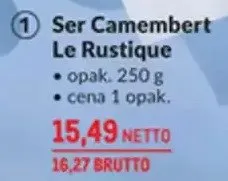 Ser Camembert Le Rustique promocja w Makro
