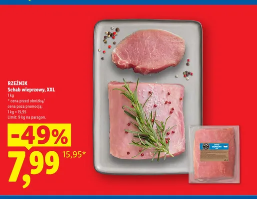 Schab wieprzowy XXL Rzeźnik promocja w Lidl