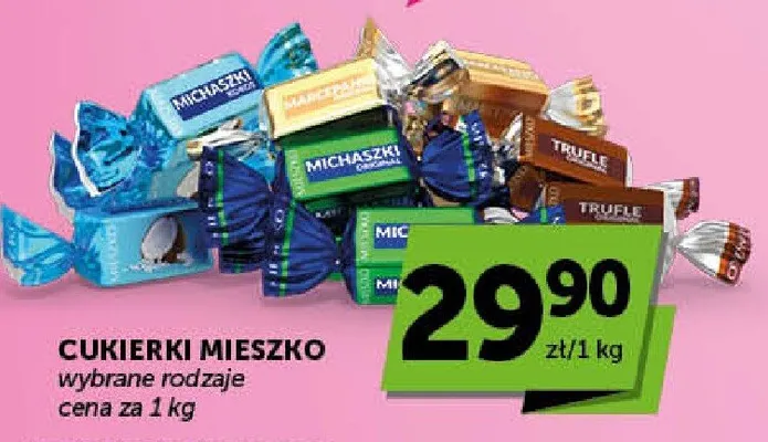 Cukierki Michaszki promocja w Groszek