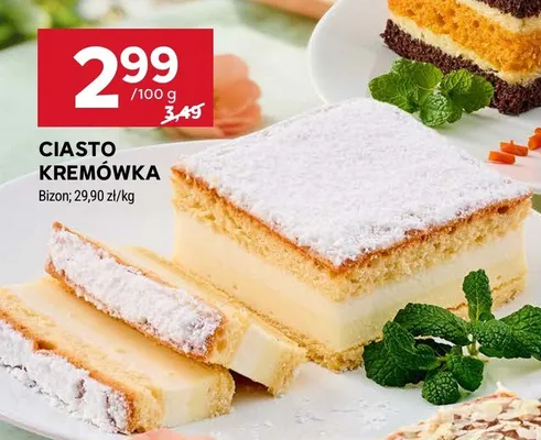 Ciasto Kremówka Bizon promocja w Stokrotka