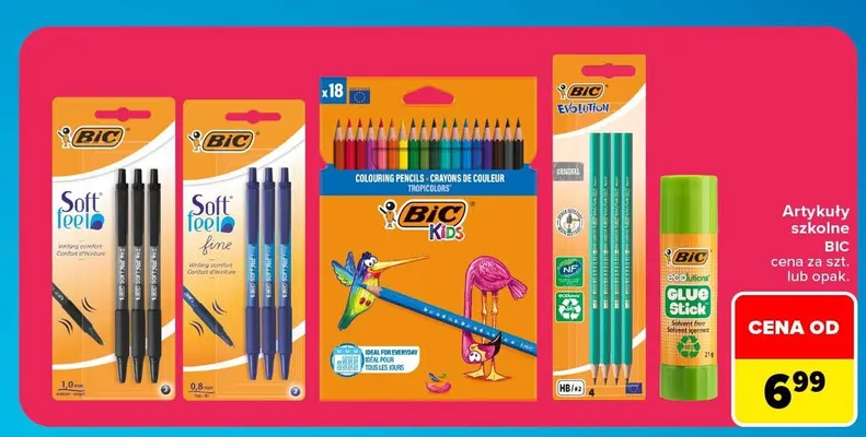 Kredki ołówkowe BIC Kids Tropicolors promocja w Carrefour Market
