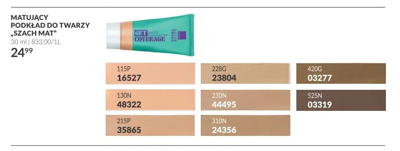 Matujący podkład do twarzy Szach Mat Avon promocja w AVON