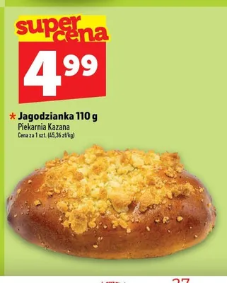 Jagodzianka Piekarnia Kazana promocja w TOPAZ
